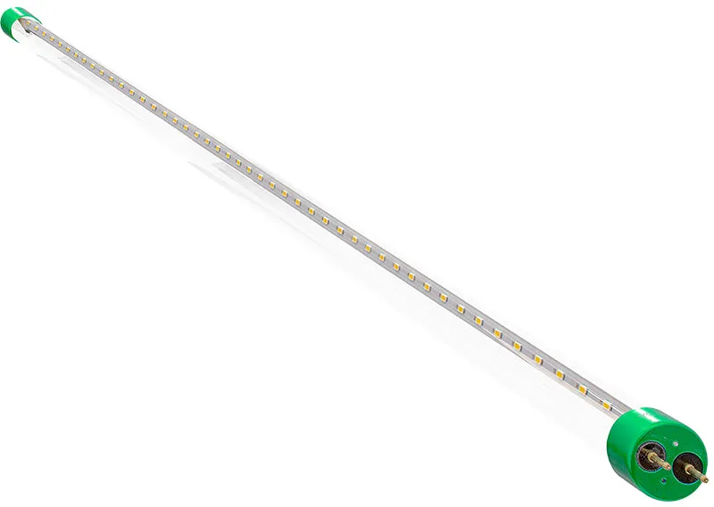 12 PK 18 Watt 4' LED T8 LED Glass Tube, A/C Direct or Ballast Compatible, Clear or Frosted Lens — Warehouse Lighting LED Linear Lights 18.0W 3000K