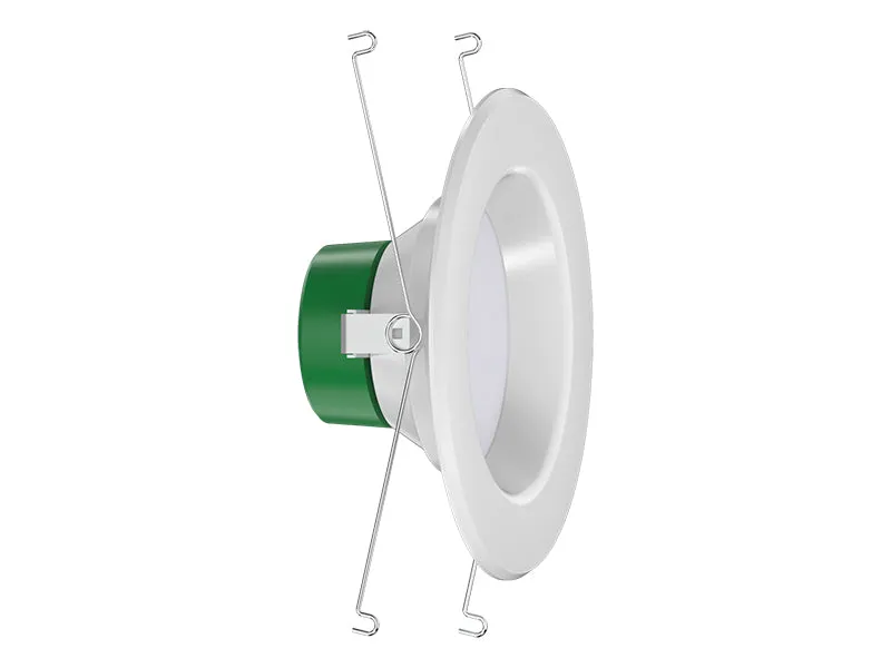 6" LED Retrofit Downlight, Smooth Trim, 14W, 120V, Multiple Finishes — Warehouse Lighting LED Downlights 14.0W 3000K