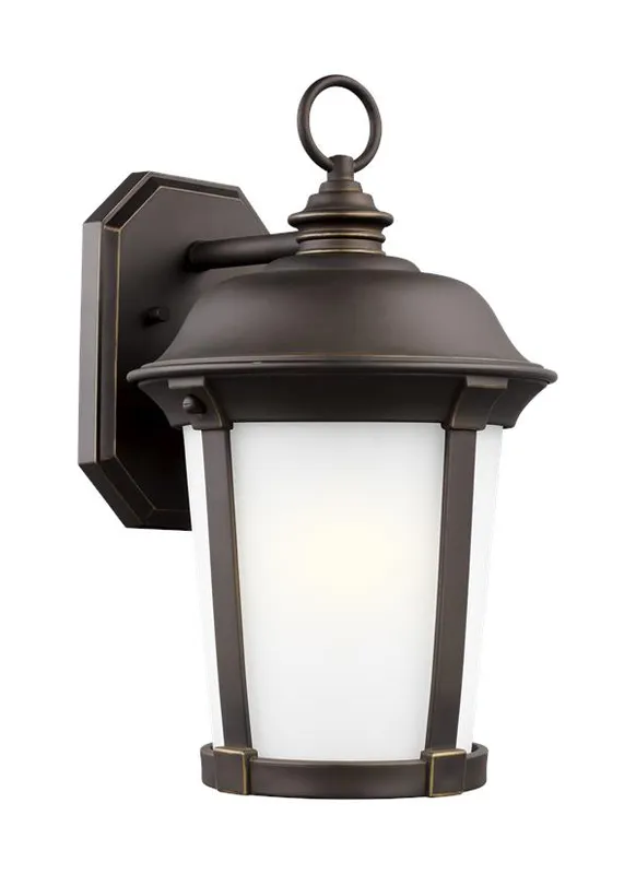 Calder Collection - Large One Light Outdoor Wall Lantern | Finish: Antique Bronze - 8750701EN3-71 — Warehouse Lighting LED Wall Lights  