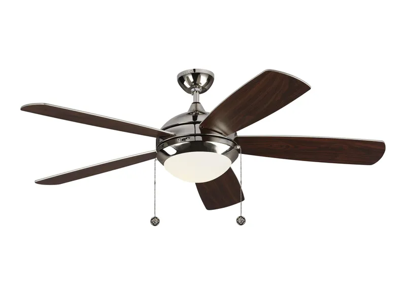 52" Discus Classic - Polished Nickel — Warehouse Lighting LED Post Top Lights 20.0W 