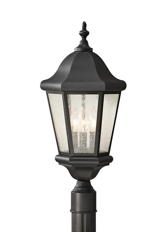OL5907BK, Three Light Outdoor Post Lantern , Martinsville Collection — Warehouse Lighting LED Lighting Controls  