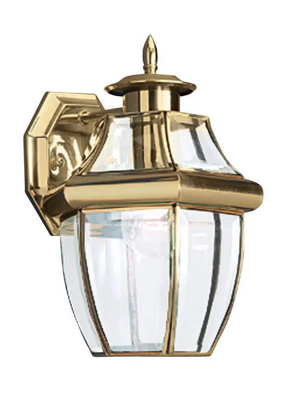 8038-02, One Light Outdoor Wall Lantern , Lancaster Collection — Warehouse Lighting LED Wall Lights  3000K