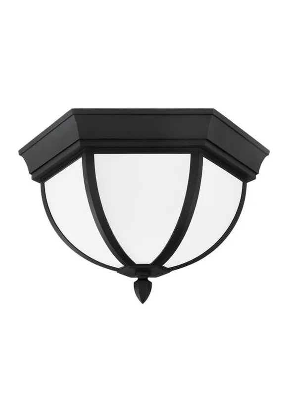 79136-12, Two Light Outdoor Ceiling Flush Mount , Wynfield Collection — Warehouse Lighting LED Post Top Lights  