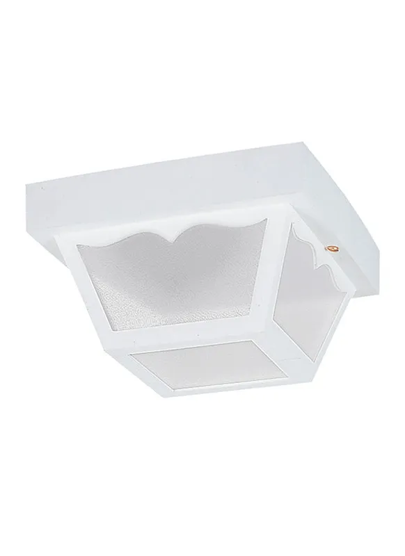 7567-15, One Light Outdoor Ceiling Flush Mount , Outdoor Ceiling Collection — Warehouse Lighting LED Post Top Lights  3000K