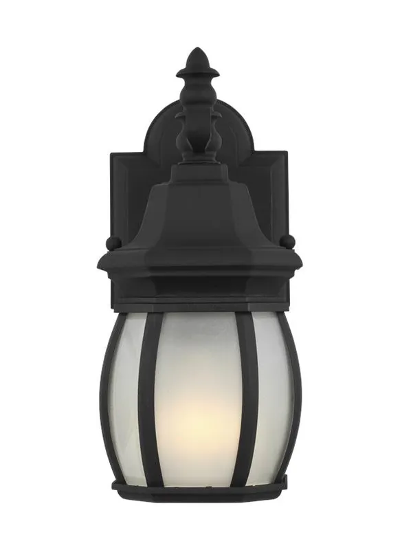 Wynfield Collection - Small One Light Outdoor Wall Lantern | Finish: Black - 89104EN3-12 — Warehouse Lighting LED Wall Lights  