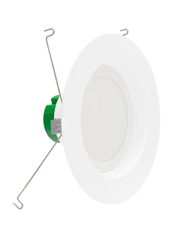 6" LED Retrofit Downlight, Smooth Trim, 14 watt, 120V, Selectable CCT — Warehouse Lighting LED Downlights 14.0W 3000K