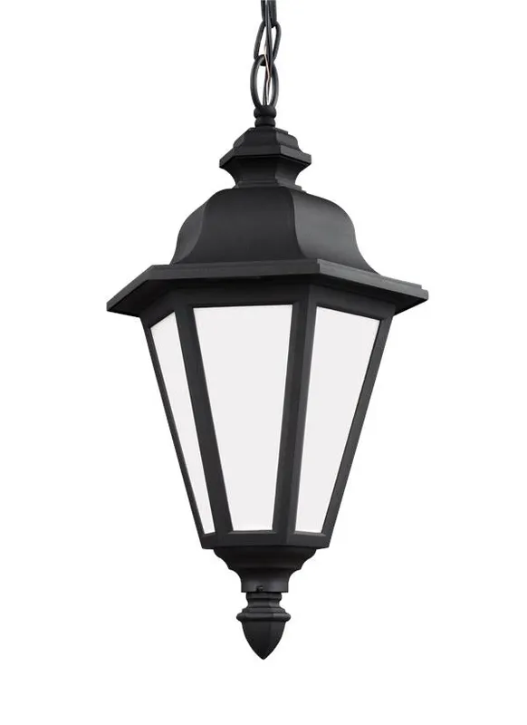 Brentwood Collection - One Light Outdoor Pendant | Finish: Black - 69025EN3-12 — Warehouse Lighting LED Landscape Lights  