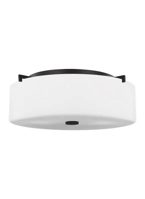 Large Three Light Flush Mount Finish: Oil Rubbed Bronze - FM312EN3/ORB — Warehouse Lighting LED Post Top Lights  
