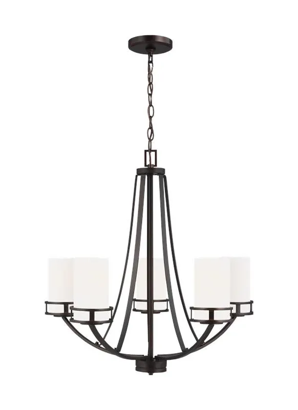 Robie Collection - Five Light Chandelier | Finish: Burnt Sienna - 3121605-710 — Warehouse Lighting LED Landscape Lights  