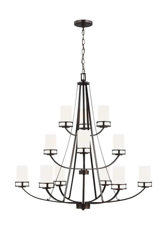 Robie Collection - Twelve Light Chandelier | Finish: Burnt Sienna - 3121612EN3-710 — Warehouse Lighting LED Landscape Lights  