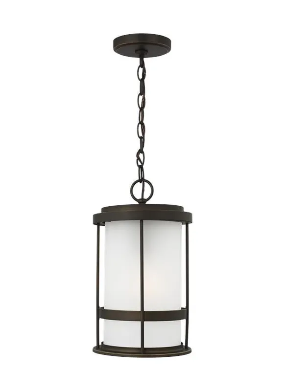 Wilburn Collection - One Light Outdoor Pendant Lantern | Finish: Antique Bronze - 6290901-71 — Warehouse Lighting LED Landscape Lights  