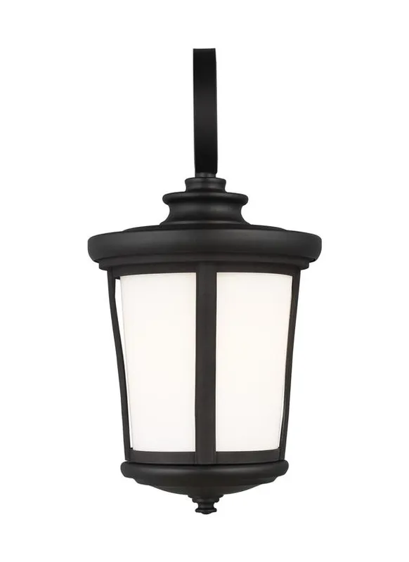Eddington Collection - Medium One Light Outdoor Wall Lantern | Finish: Black - 8619301EN3-12 — Warehouse Lighting LED Wall Lights  