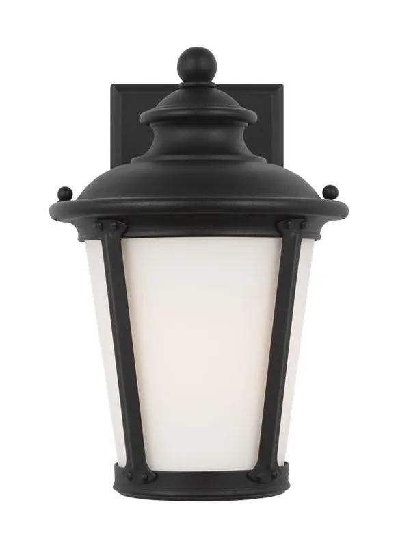 Cape May Collection - One Light Outdoor Wall Lantern | Finish: Black - 88240-12 — Warehouse Lighting LED Wall Lights  