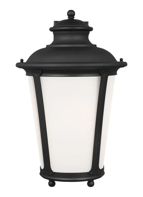 Cape May Collection - One Light Outdoor Wall Lantern | Finish: Black - 88244-12 — Warehouse Lighting LED Wall Lights  