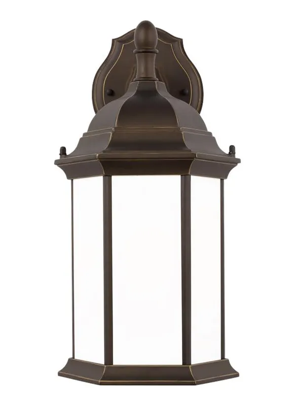 Sevier Collection - Medium One Light Downlight Outdoor Wall Lantern | Finish: Antique Bronze - 8938751-71 — Warehouse Lighting LED Downlights  