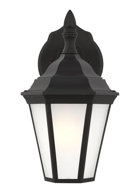 Bakersville Collection - Small One Light Outdoor Wall Lantern | Finish: Black - 89937-12 — Warehouse Lighting LED Wall Lights  