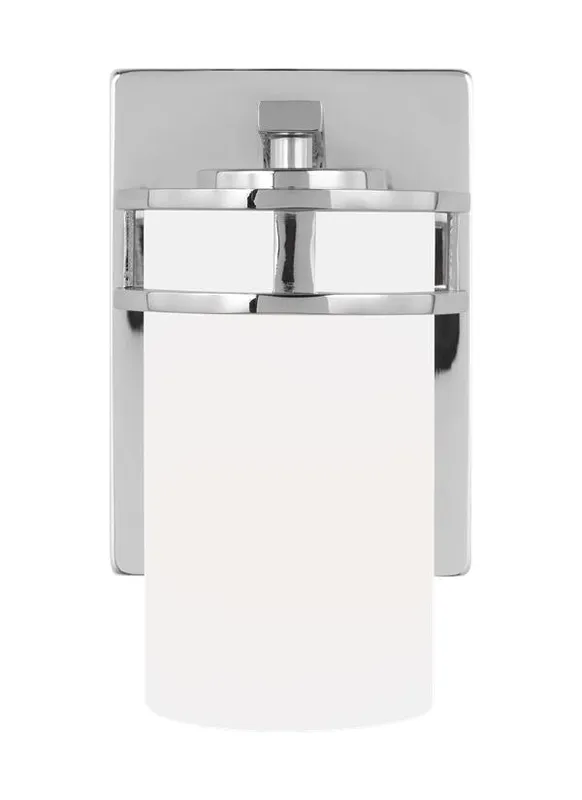 Robie Collection - One Light Wall / Bath Sconce | Finish: Chrome - 4121601EN3-05 — Warehouse Lighting LED Wall Lights  