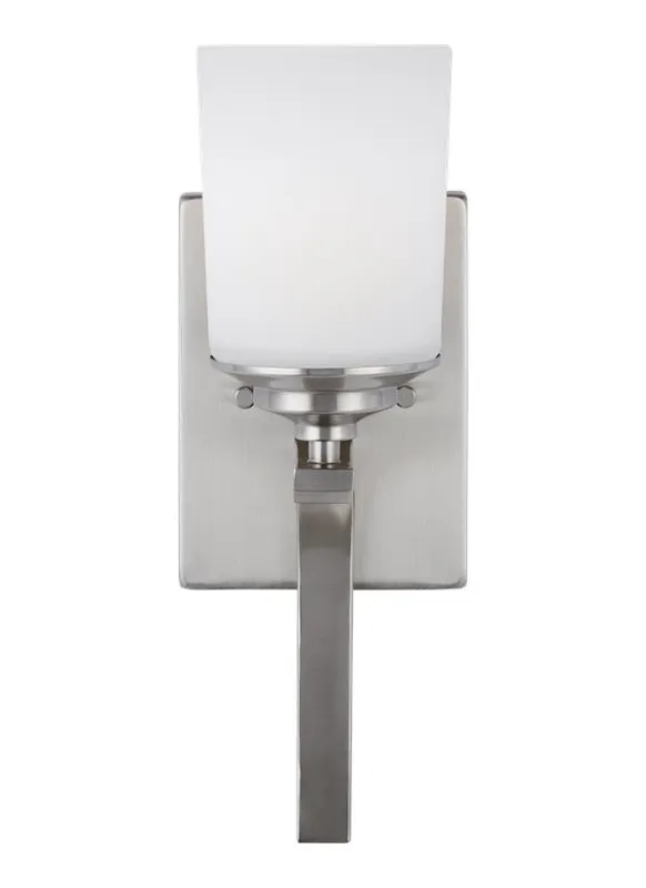 Kemal Collection - One Light Wall / Bath Sconce | Finish: Brushed Nickel - 4130701-962 — Warehouse Lighting LED Wall Lights  