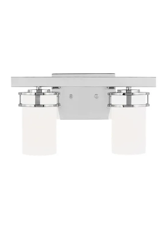 Robie Collection - Two Light Wall / Bath | Finish: Chrome - 4421602-05 — Warehouse Lighting LED Wall Lights  