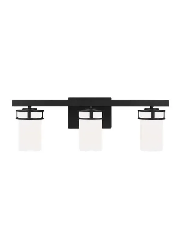 Robie Collection - Three Light Wall / Bath | Finish: Midnight Black - 4421603EN3-112 — Warehouse Lighting LED Wall Lights  