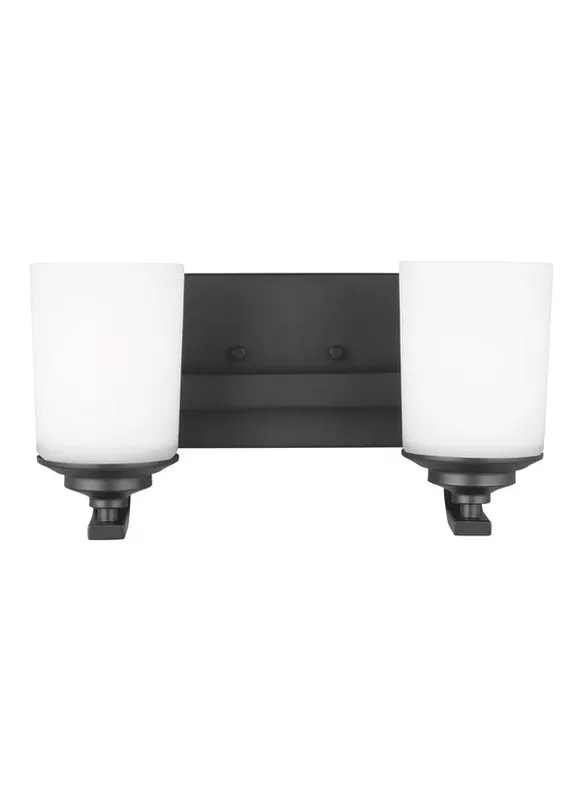 Kemal Collection - Two Light Wall / Bath | Finish: Midnight Black - 4430702-112 — Warehouse Lighting LED Wall Lights  