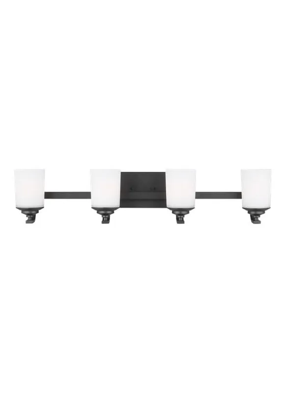 Kemal Collection - Four Light Wall / Bath | Finish: Midnight Black - 4430704-112 — Warehouse Lighting LED Wall Lights  