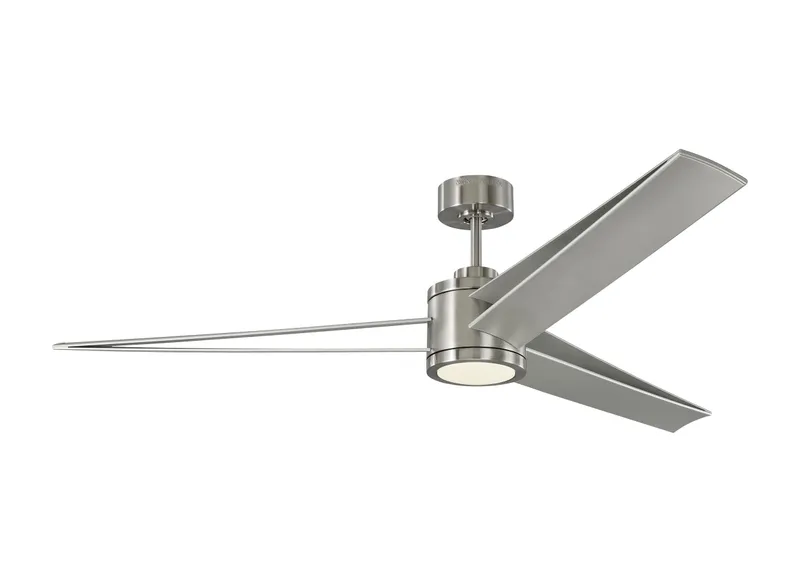 60" Armstrong - Brushed Steel — Warehouse Lighting LED Post Top Lights  