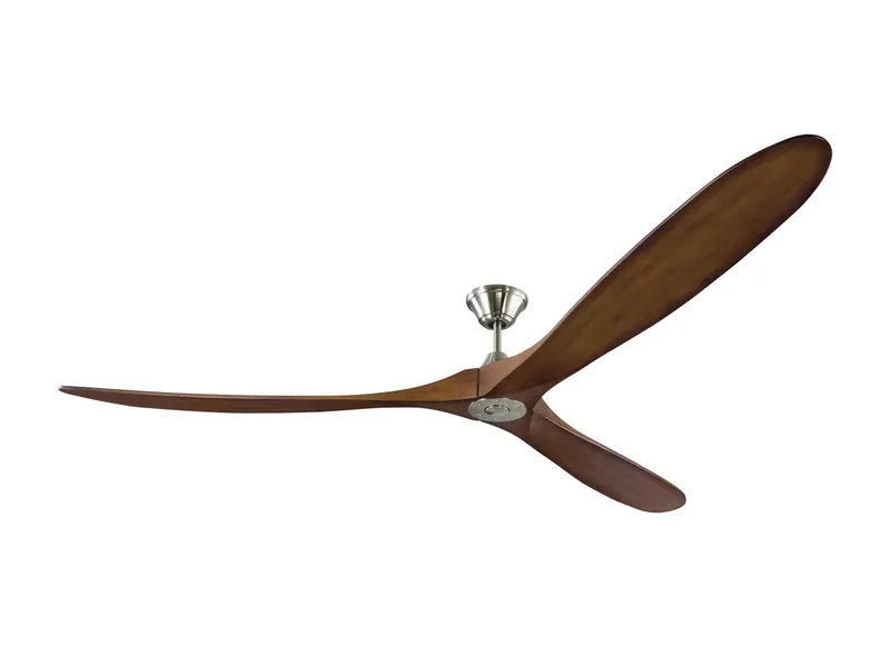 88" Maverick Super Max - Brushed Steel with Koa Blades — Warehouse Lighting LED Post Top Lights  