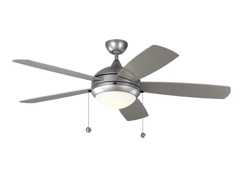 52" Discus Outdoor Fan - Painted Brushed Steel — Warehouse Lighting LED Post Top Lights 20.0W 