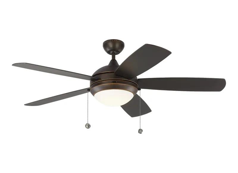 52" Discus Outdoor Fan - Roman Bronze — Warehouse Lighting LED Post Top Lights 20.0W 