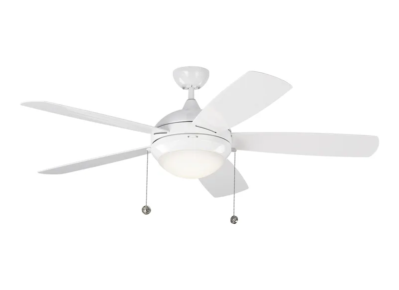 52" Discus Outdoor Fan - White — Warehouse Lighting LED Post Top Lights 20.0W 
