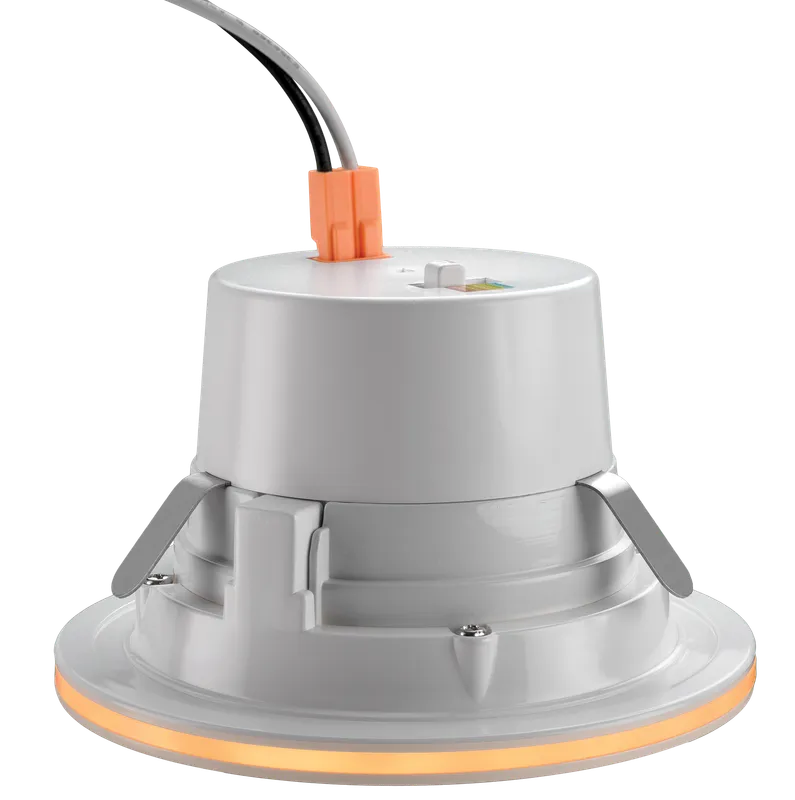 6 Inch LED Downlight with NightLightR Trim, 11 Watt, 120V, Selectable CCT — Warehouse Lighting LED Downlights 11.0W 2000K
