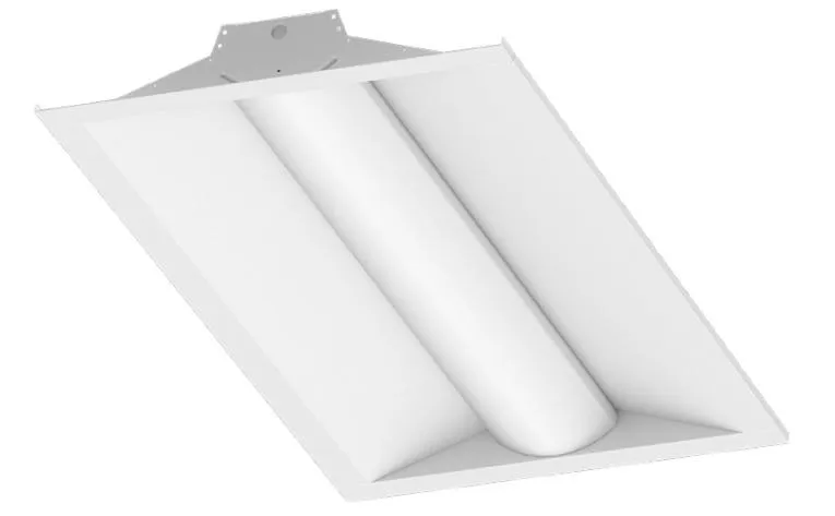 2x4 Foot Volumetric Troffer, 23 Watt, 120-277V, 2739 Lumens, 3000K, 3500K, 4000K or 5000K — Warehouse Lighting LED Downlights 23.0W 3000K