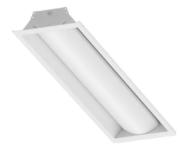 1x4 Foot Volumetric Troffer, 17 Watt, 120-277V, 2227 Lumens, 3000K, 3500K, 4000K or 5000K — Warehouse Lighting LED Downlights 17.0W 3000K
