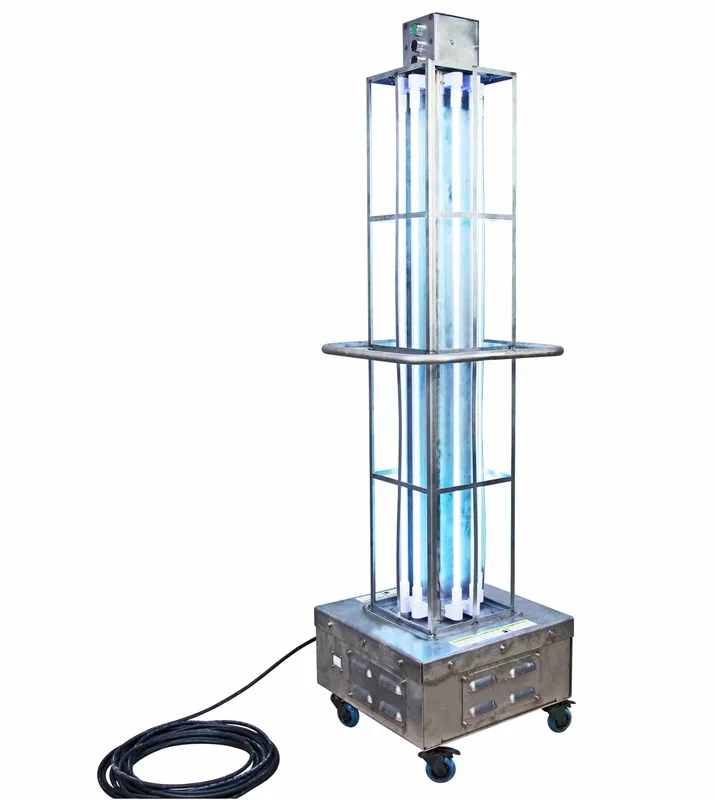 Industrial UV Sanitation Light, 16 Lamps, 576 Watts, 120V — Warehouse Lighting LED Landscape Lights 576.0W 