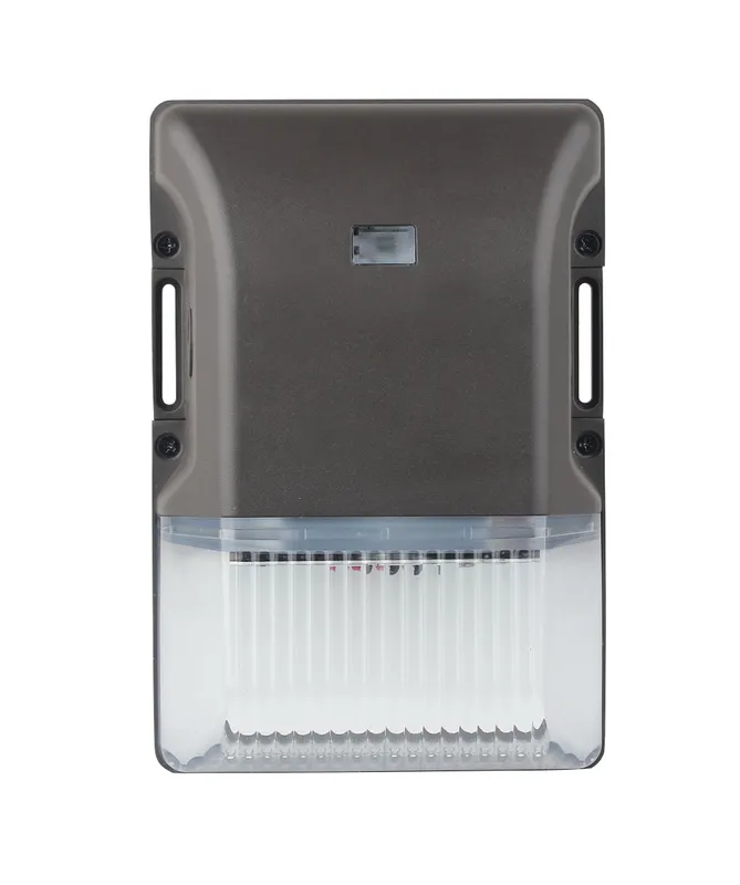 LED Small Wall Pack with Photocell, 15 watt, Bronze or White Finish — Warehouse Lighting LED Wall Lights 15.0W 3000K