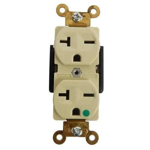 Hospital Grade Duplex Receptacle Ivory 20A-250V — Warehouse Lighting LED Landscape Lights  