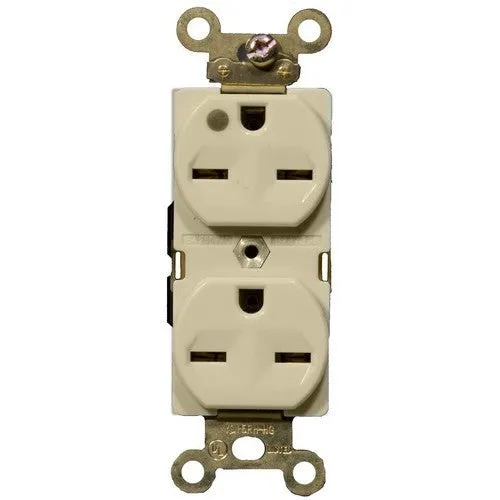 Hospital Grade Duplex Receptacle Ivory 15A-250V — Warehouse Lighting LED Landscape Lights  