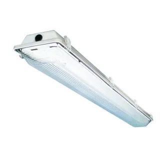 2 Foot Vapor Tight Strip Fixture; 2 Lamp Positions; LED Ready — Warehouse Lighting LED Linear Lights  5000K