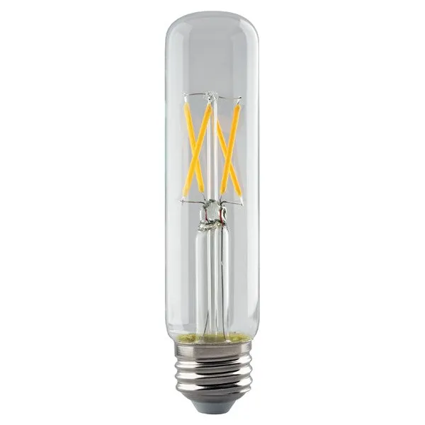 SATCO 4W T10 LED; Clear; Medium base; 2700K; 430 Lumens; 120V — Warehouse Lighting LED Bulbs & Lamps 4.0W 2700K