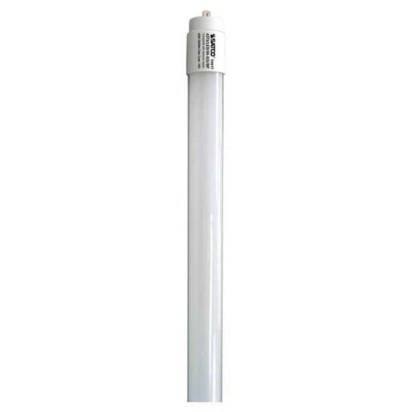 10 Pk SATCO 43W T8 LED; Single pin base; 50000 Average rated hours; 5500 Lumens — Warehouse Lighting LED Linear Lights 43.0W 3500K