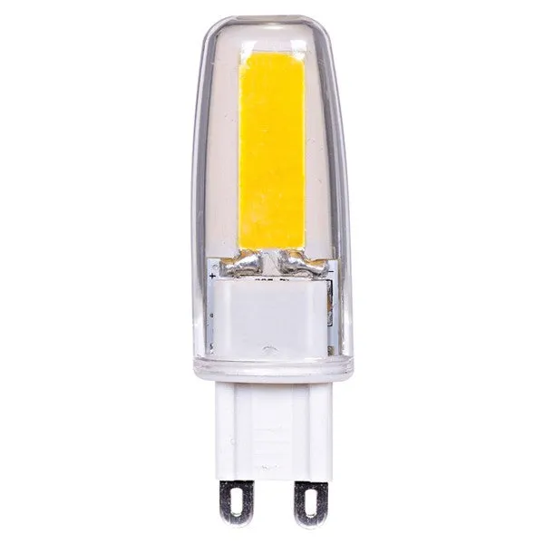 SATCO 4W; JCD LED; 3000K; G9 base; 120-130V; Carded — Warehouse Lighting LED Bulbs & Lamps 4.0W 3000K