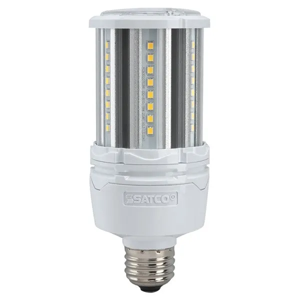 SATCO 18W LED HID Replacement; 2700K or 5000K; Medium base; 100-277V — Warehouse Lighting LED Downlights 18.0W 2700K