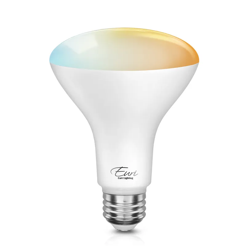Smart LED Wi-Fi BR30 10 Watt Light Bulb, 120V, 60W Comparable (adjustable CCT) — Warehouse Lighting LED Temporary & Work Lights 10.0W 2000K