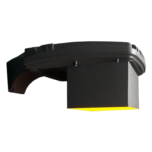 Coastal Wildlife Amber LED Mini Area Light, 22 watt, 1,159 Lumens, Comparable to 100 Watt Fixture, 120-277V — Warehouse Lighting LED Area Lights 22.0W 