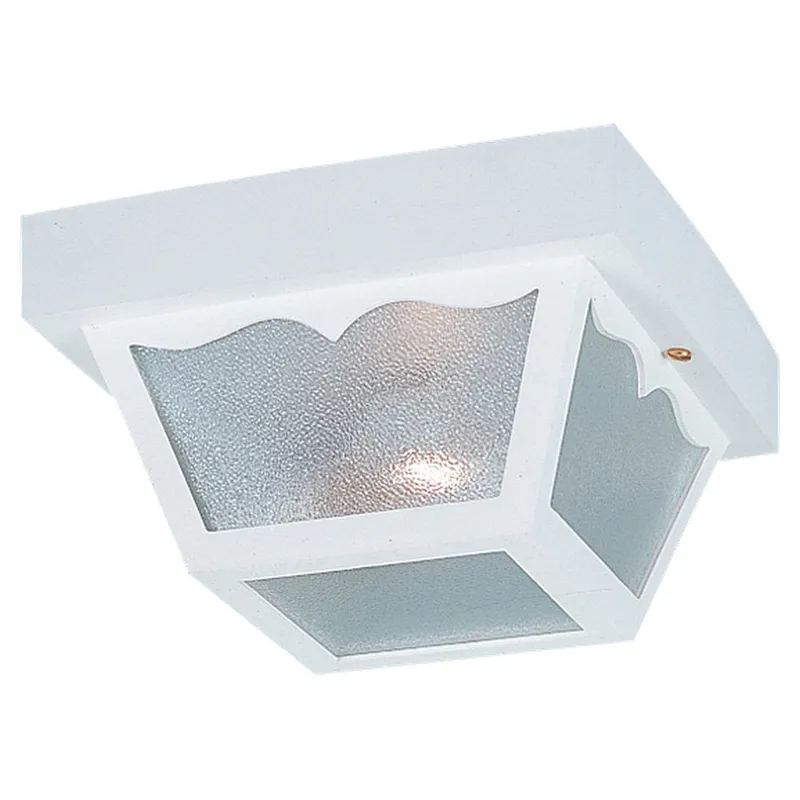 7569-15, Two Light Outdoor Ceiling Flush Mount , Outdoor Ceiling Collection — Warehouse Lighting LED Post Top Lights  3000K