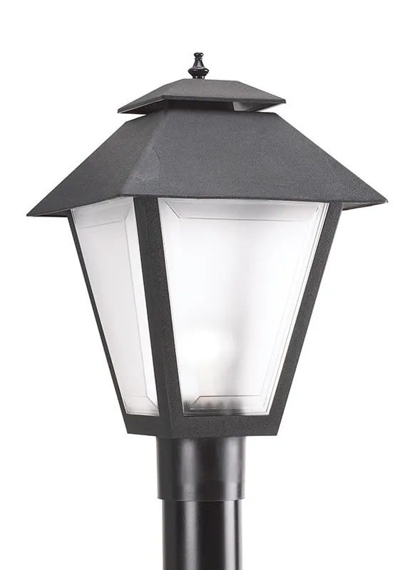 82065-12, One Light Outdoor Post Lantern , Polycarbonate Outdoor Collection — Warehouse Lighting LED Lighting Controls  