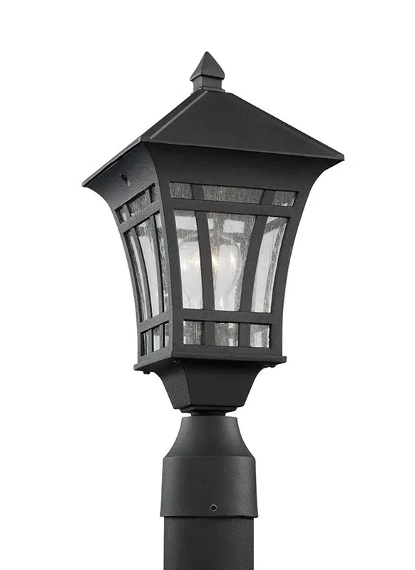 82131-12, One Light Outdoor Post Lantern , Herrington Collection — Warehouse Lighting LED Lighting Controls  3000K