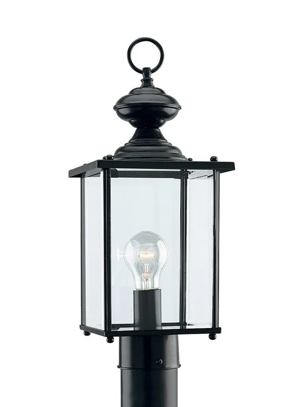 8257-12, One Light Outdoor Post Lantern , Jamestowne Collection — Warehouse Lighting LED Lighting Controls  