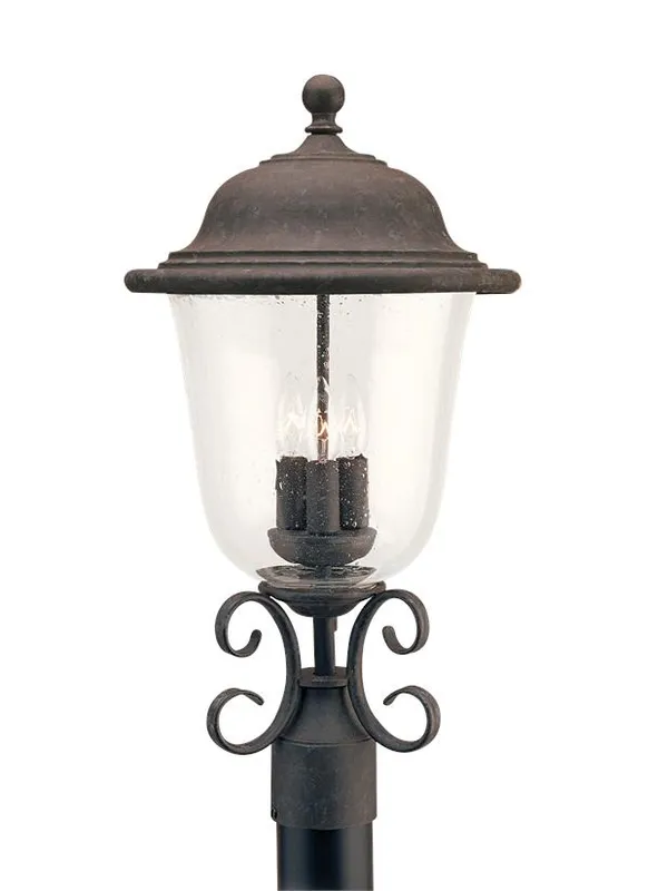 8259EN-46, Three Light Outdoor Post Lantern , Trafalgar Collection — Warehouse Lighting LED Lighting Controls  
